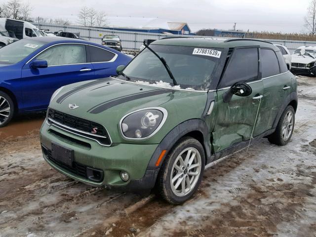 WMWZC3C50FWT03077 - 2015 MINI COOPER S C GREEN photo 2