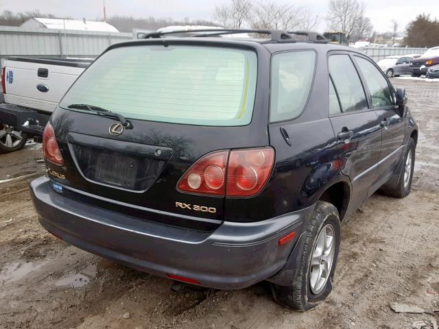 JT6GF10U9Y0070816 - 2000 LEXUS RX 300 BLACK photo 4