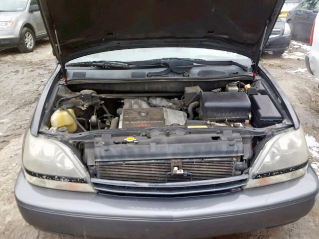 JT6GF10U9Y0070816 - 2000 LEXUS RX 300 BLACK photo 7