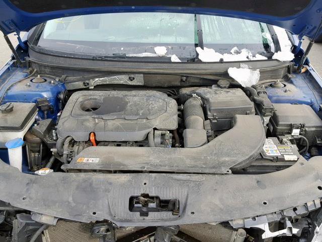 5NPE34AF4GH415651 - 2016 HYUNDAI SONATA SPO BLUE photo 7