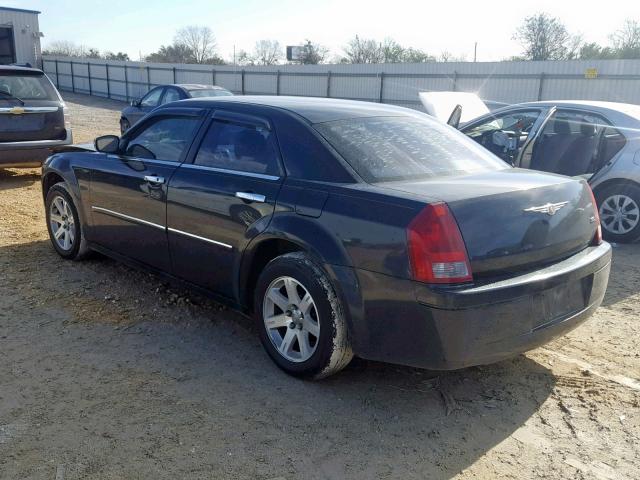 2C3LA43R37H838755 - 2007 CHRYSLER 300 BLACK photo 3