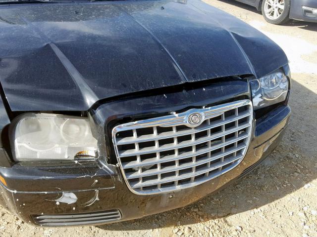 2C3LA43R37H838755 - 2007 CHRYSLER 300 BLACK photo 9