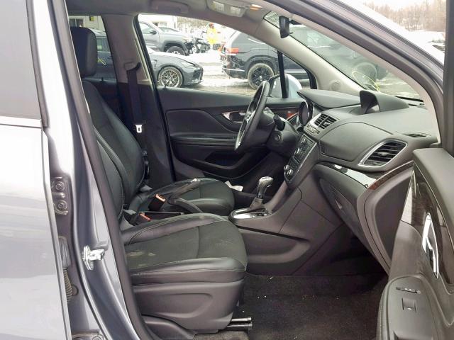 KL4CJASB1DB198915 - 2013 BUICK ENCORE GRAY photo 5