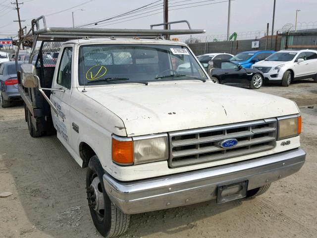 2FDKF37L8HCA12406 - 1987 FORD F350 WHITE photo 1