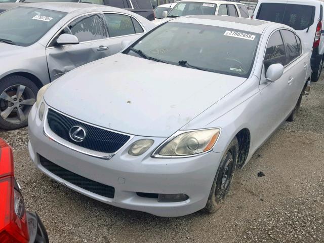 JTHCH96S060004642 - 2006 LEXUS GS 300 WHITE photo 2