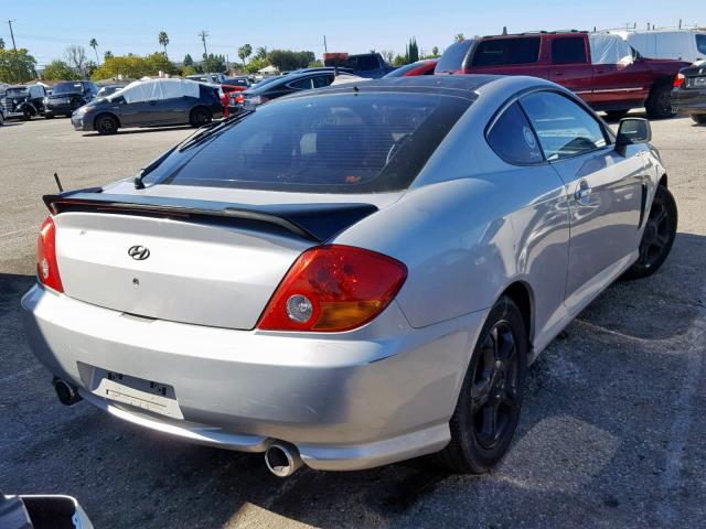 KMHHM65D63U097025 - 2003 HYUNDAI TIBURON TWO TONE photo 4