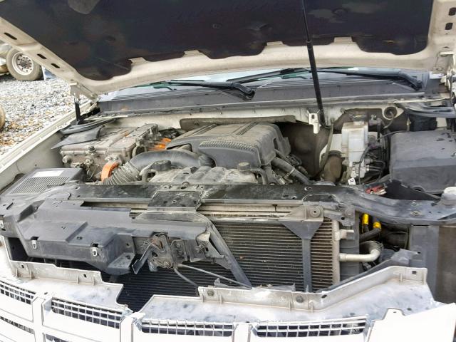 1GYFC43539R123147 - 2009 CADILLAC ESCALADE H WHITE photo 7