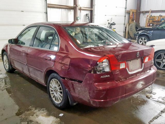 2HHES36853H005576 - 2003 ACURA 1.7EL PREM RED photo 3