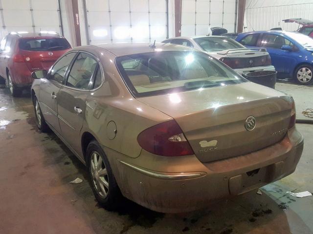 2G4WD582861132675 - 2006 BUICK LACROSSE C GOLD photo 3