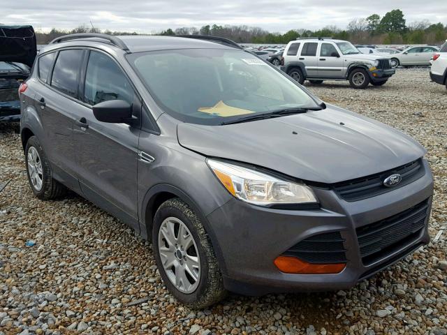 1FMCU0F77EUC12900 - 2014 FORD ESCAPE S GRAY photo 1