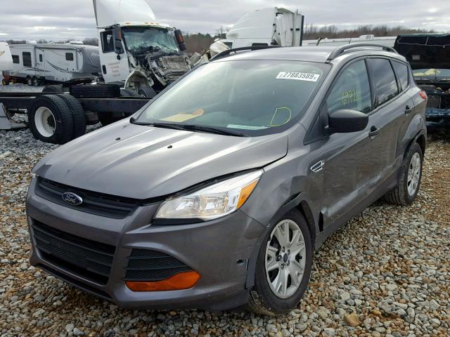 1FMCU0F77EUC12900 - 2014 FORD ESCAPE S GRAY photo 2