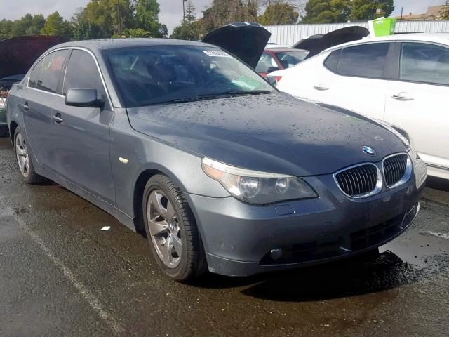 WBANE535X6CK89646 - 2006 BMW 525 I GRAY photo 1