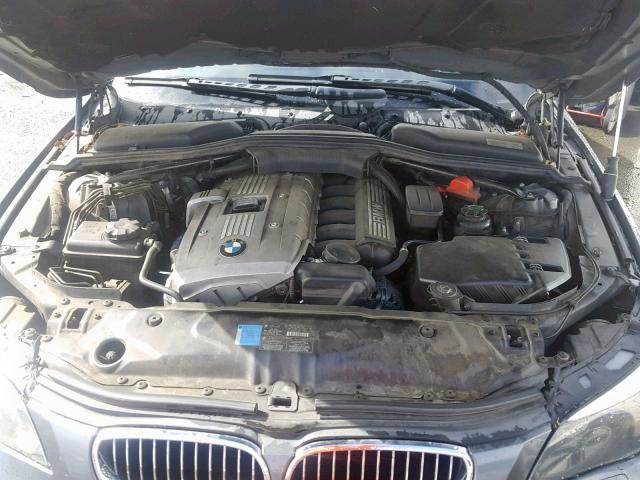 WBANE535X6CK89646 - 2006 BMW 525 I GRAY photo 7