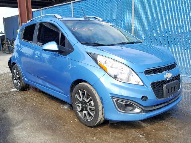 KL8CF6S91DC532316 - 2013 CHEVROLET SPARK 2LT BLUE photo 1