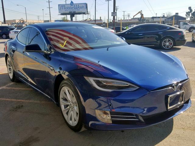 5YJSA1E29HF191419 - 2017 TESLA MODEL S BLUE photo 1