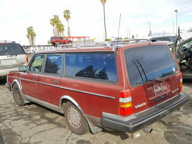 YV1AA8859L1875571 - 1990 VOLVO 240 BASE RED photo 3