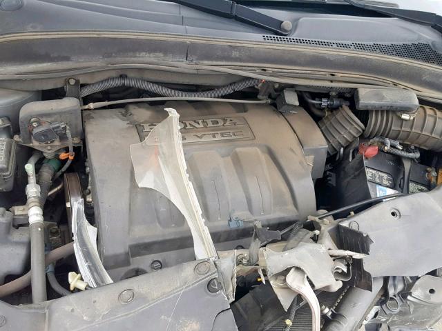 5FNYF187X7B018106 - 2007 HONDA PILOT EXL GRAY photo 7