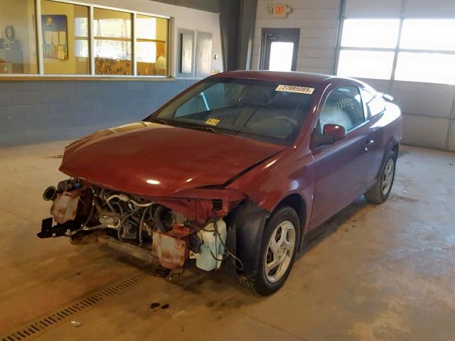 1G2AL15F677211059 - 2007 PONTIAC G5 RED photo 2