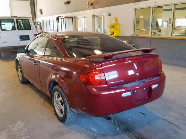 1G2AL15F677211059 - 2007 PONTIAC G5 RED photo 3