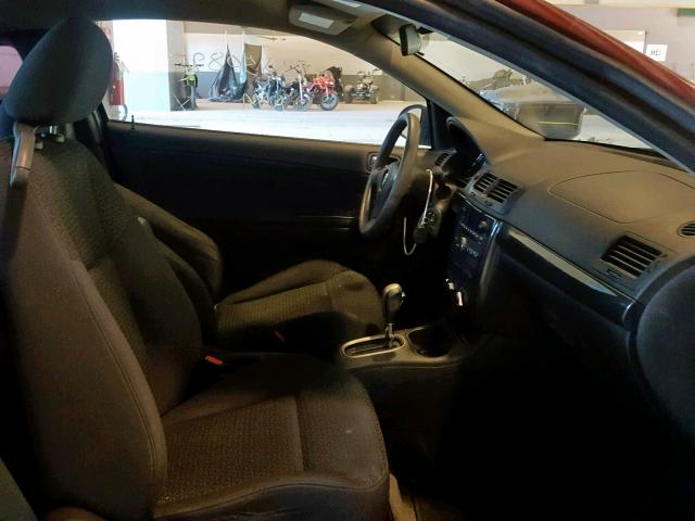 1G2AL15F677211059 - 2007 PONTIAC G5 RED photo 5