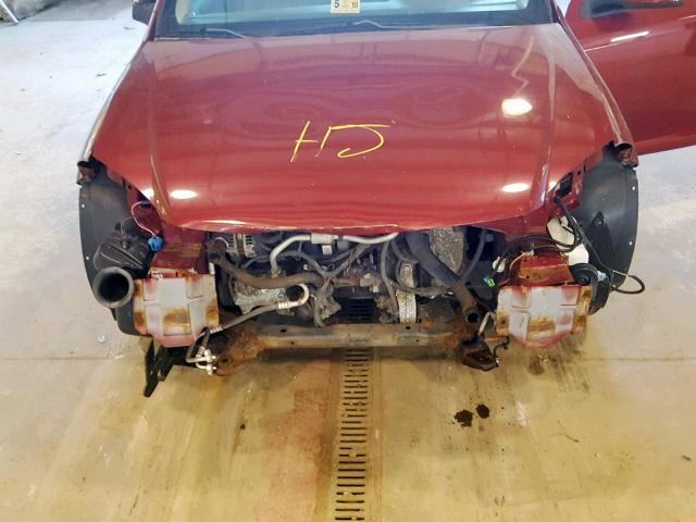 1G2AL15F677211059 - 2007 PONTIAC G5 RED photo 7