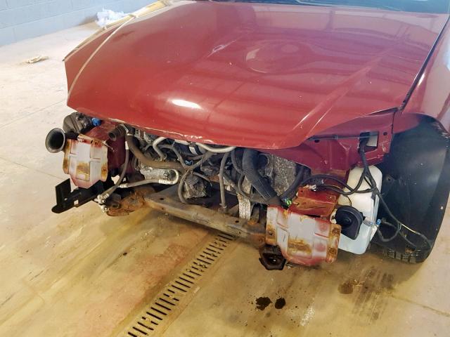 1G2AL15F677211059 - 2007 PONTIAC G5 RED photo 9