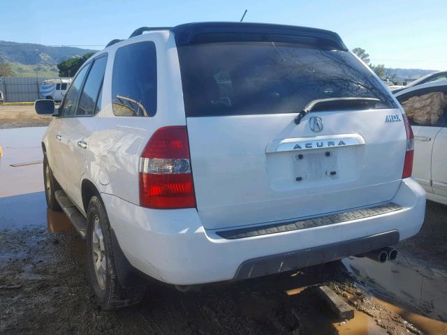 2HNYD18652H541785 - 2002 ACURA MDX TOURIN WHITE photo 3