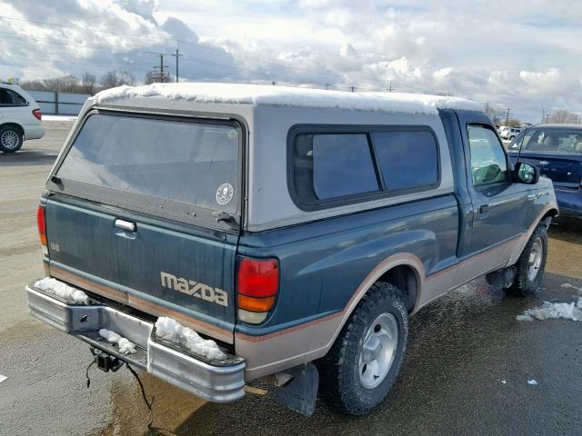 4F4YR12C0WTM31748 - 1998 MAZDA B2500 GREEN photo 4