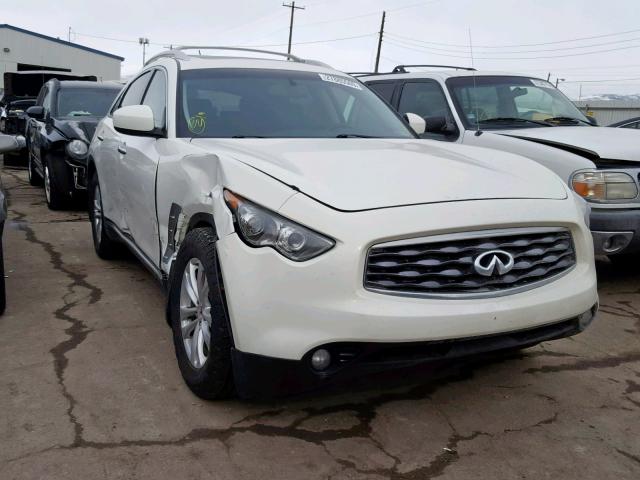 JN8AS1MW2AM856711 - 2010 INFINITI FX35 WHITE photo 1