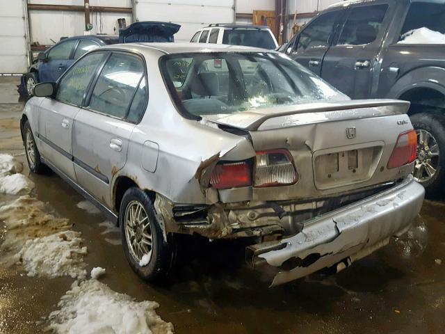 2HGEJ6615YH929762 - 2000 HONDA CIVIC BASE SILVER photo 3