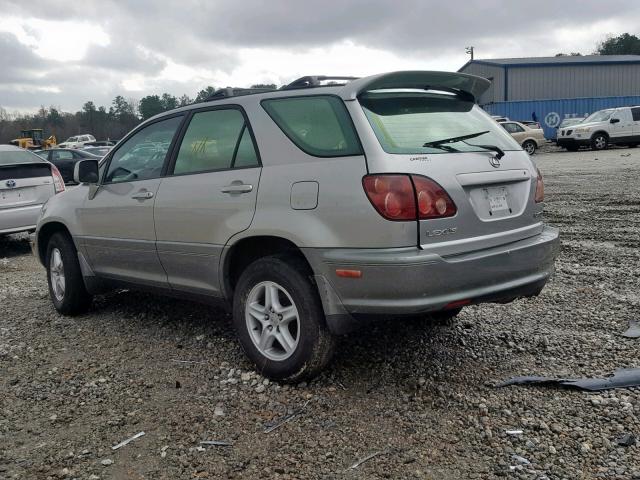 JT6HF10U1Y0140779 - 2000 LEXUS RX 300 SILVER photo 3