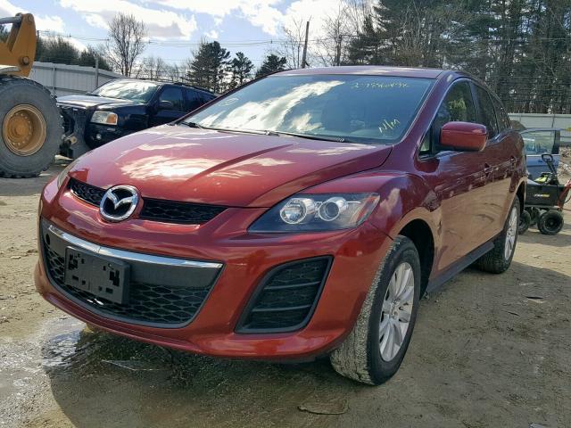 JM3ER2A59B0379902 - 2011 MAZDA CX-7 RED photo 2