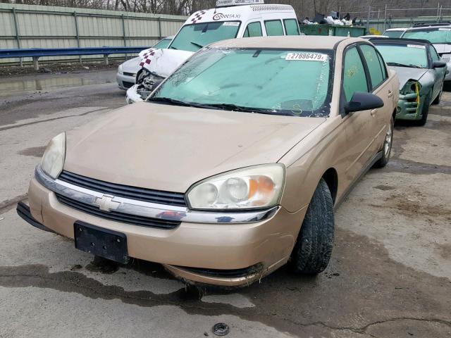 1G1ZT54884F234068 - 2004 CHEVROLET MALIBU LS GOLD photo 2
