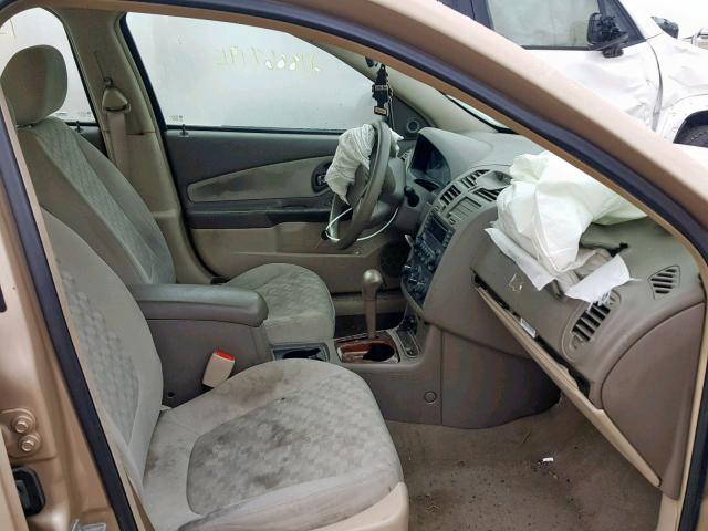 1G1ZT54884F234068 - 2004 CHEVROLET MALIBU LS GOLD photo 5
