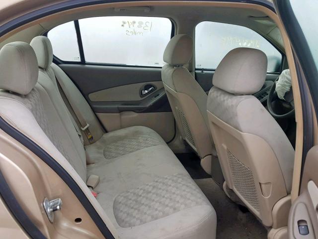 1G1ZT54884F234068 - 2004 CHEVROLET MALIBU LS GOLD photo 6