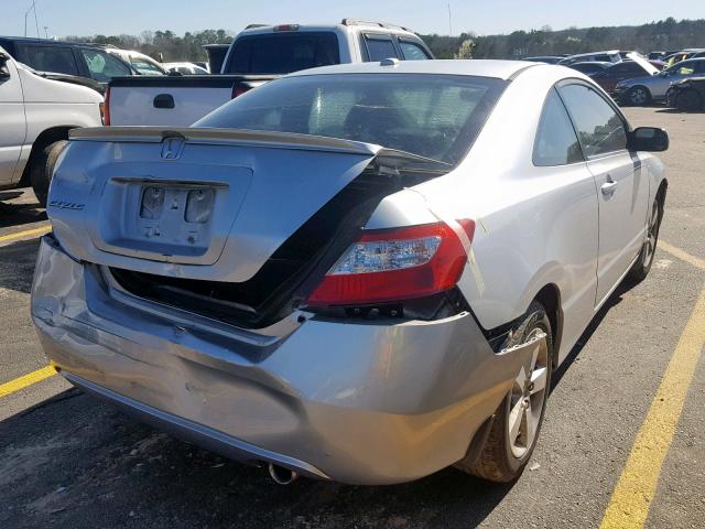 2HGFG12958H559625 - 2008 HONDA CIVIC EXL SILVER photo 4