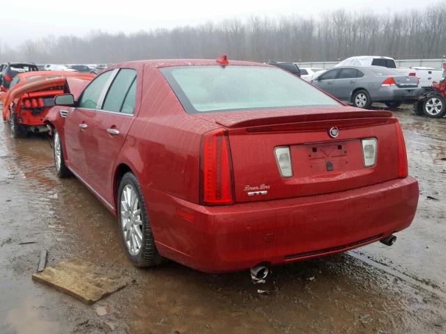 1G6DX6ED0B0161952 - 2011 CADILLAC STS LUXURY BURGUNDY photo 3