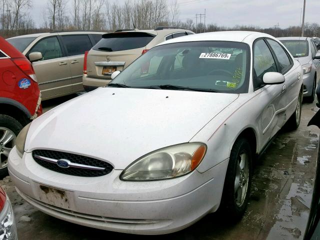 1FAFP55283A178854 - 2003 FORD TAURUS SES WHITE photo 2