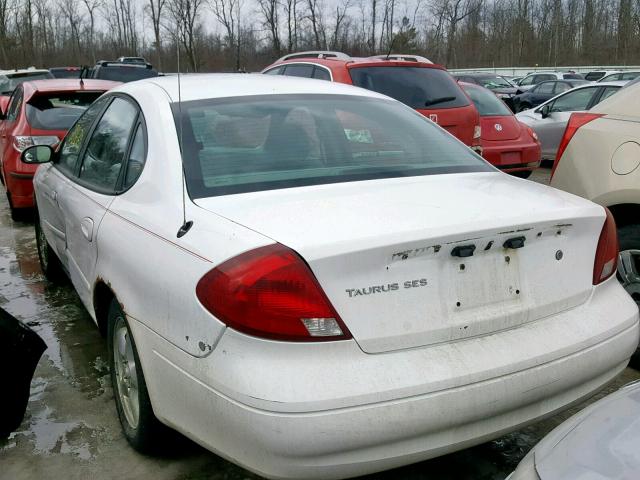 1FAFP55283A178854 - 2003 FORD TAURUS SES WHITE photo 3