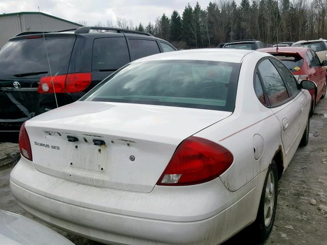 1FAFP55283A178854 - 2003 FORD TAURUS SES WHITE photo 4