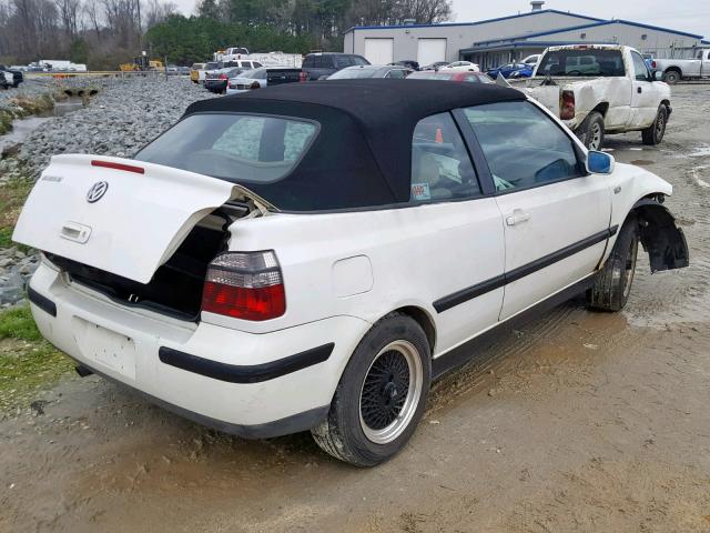 3VWCC21V01M802537 - 2001 VOLKSWAGEN CABRIO GLS WHITE photo 4