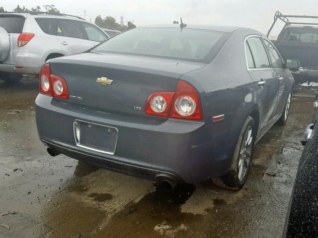 1G1ZK57768F189367 - 2008 CHEVROLET MALIBU LTZ ნაცრისფერი ფოტო 4