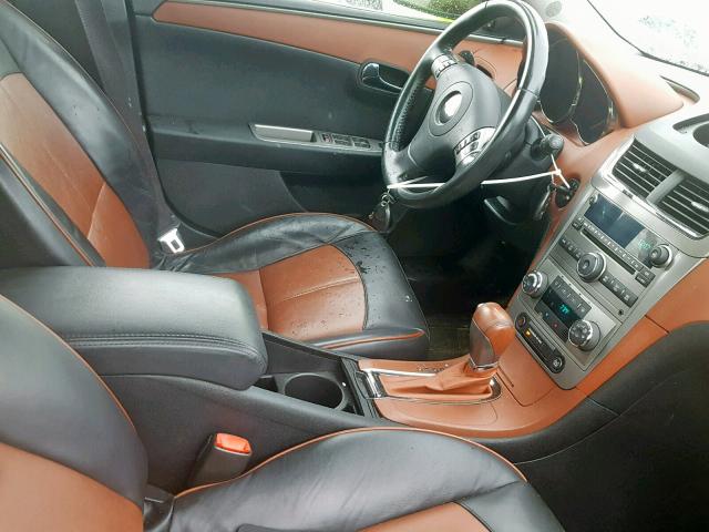 1G1ZK57768F189367 - 2008 CHEVROLET MALIBU LTZ ნაცრისფერი ფოტო 5