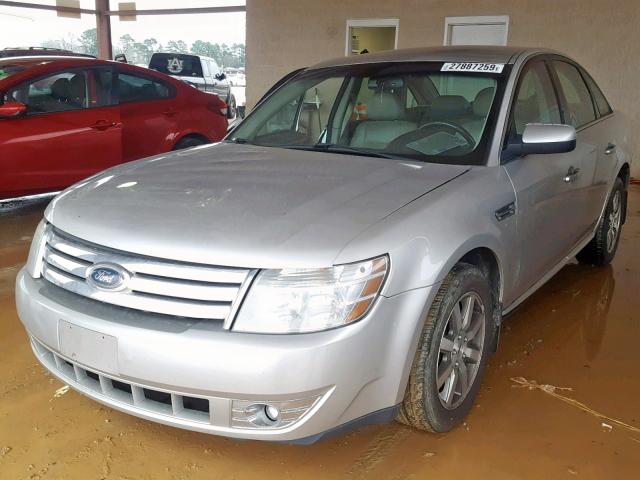 1FAHP24W98G163652 - 2008 FORD TAURUS SEL SILVER photo 2