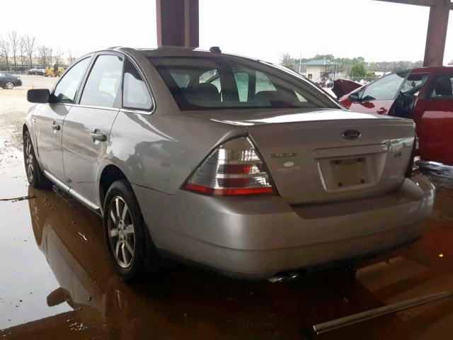 1FAHP24W98G163652 - 2008 FORD TAURUS SEL SILVER photo 3