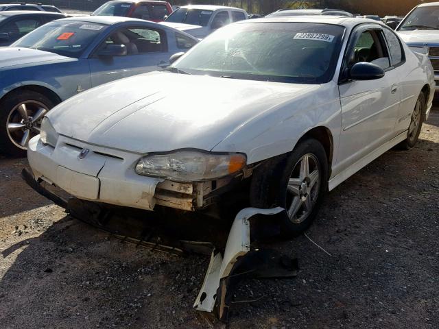 2G1WZ121X49167725 - 2004 CHEVROLET MONTE CARL WHITE photo 2