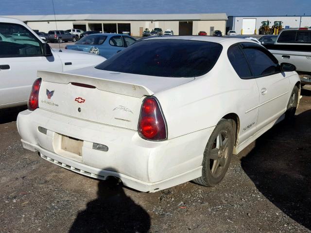 2G1WZ121X49167725 - 2004 CHEVROLET MONTE CARL WHITE photo 4