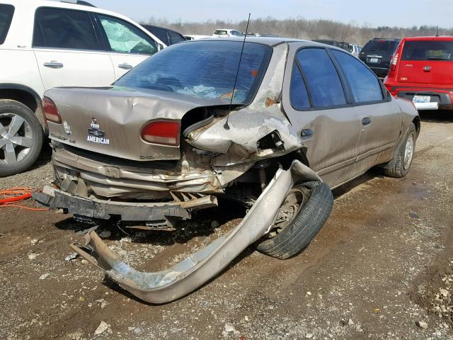 1G1JF52T5V7269965 - 1997 CHEVROLET CAVALIER L GOLD photo 4