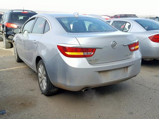 1G4PP5SK4F4201189 - 2015 BUICK VERANO SILVER photo 3