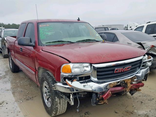 1GTEC19Z26Z177822 - 2006 GMC NEW SIERRA BURGUNDY photo 1